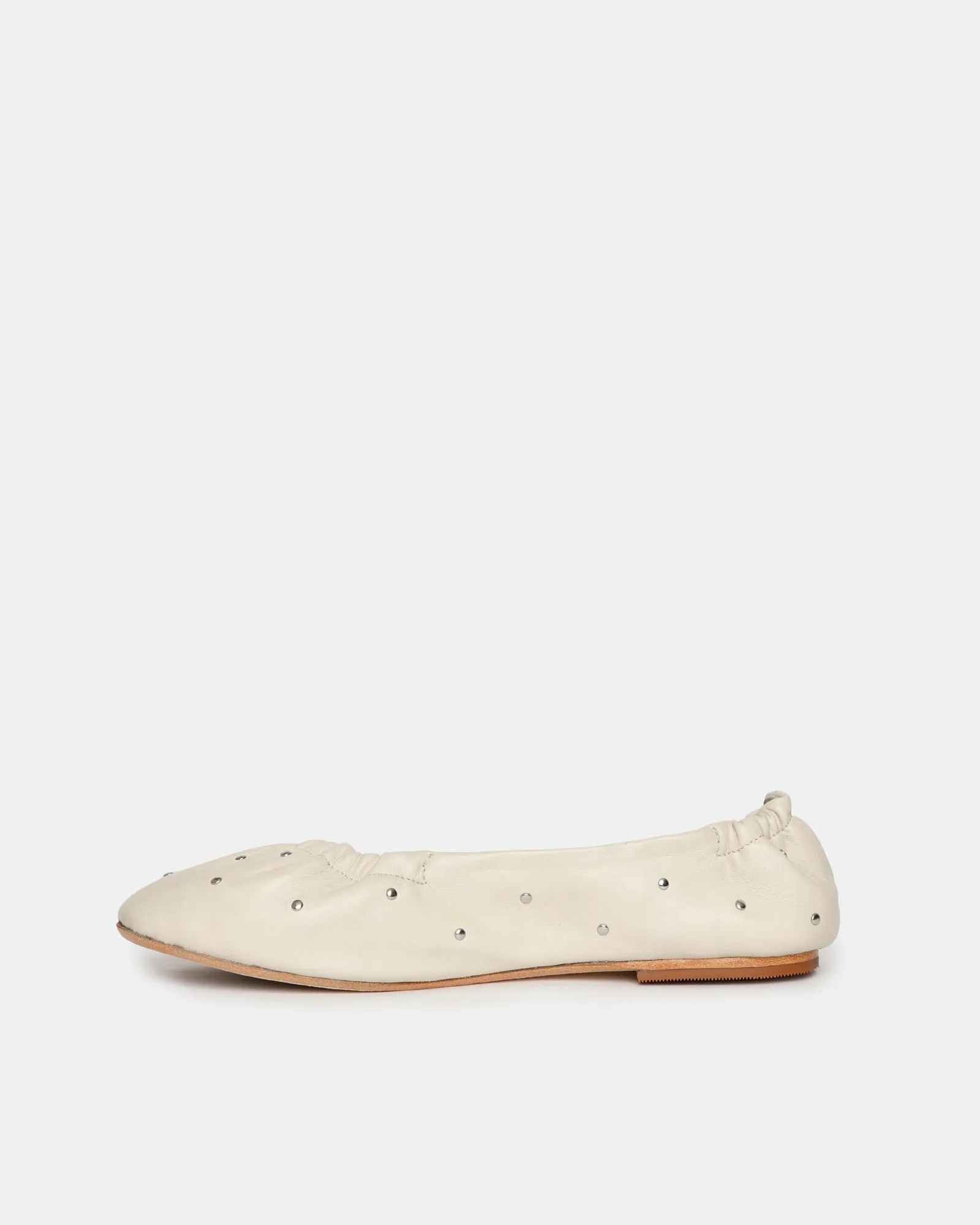 Montagine Ballet Flat Off white / SIlver