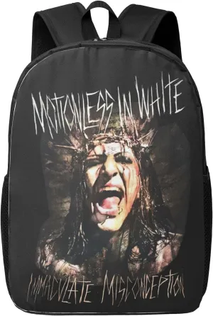 Motionless Rock In White Casual Backpack Large Lightweight Travel Bag Classic Laptop Daypack Men Women Backpack
