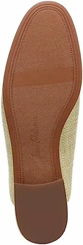 Mules Toe Bargain Edelman Slip On Almond Flat Contemporary Pistachio Wide Chain Sam Linnie Embellished