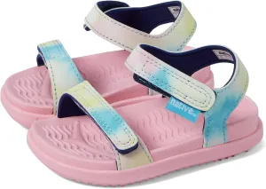 Native Shoes Kids Charley Sugarlite Print Flat Sandals for Little Kid - Hook-Loop Closure with EVA Footbed, and Eye-Catching Design