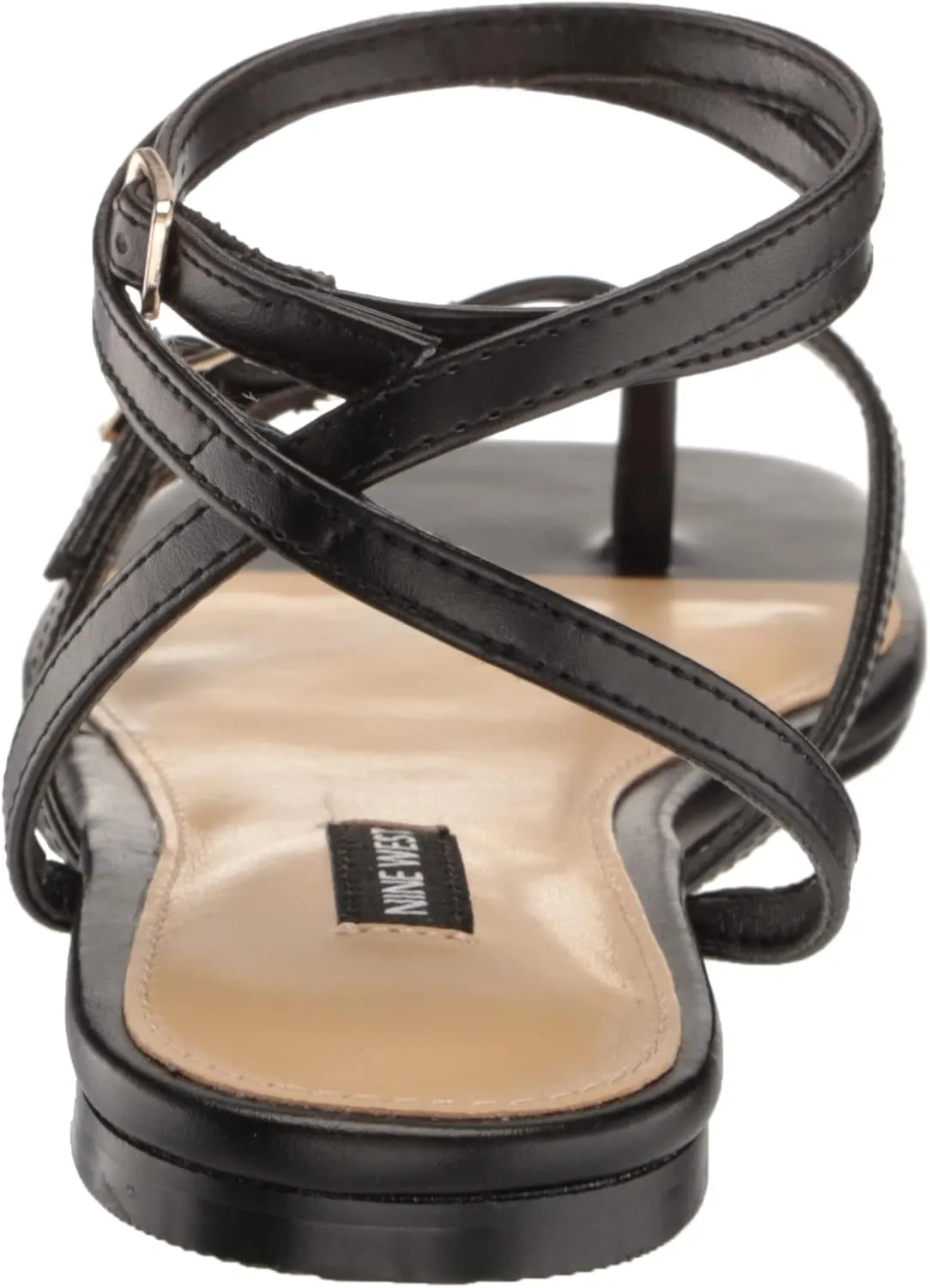 Nine West Women's Nelson Ankle Wrap Flat Sandal