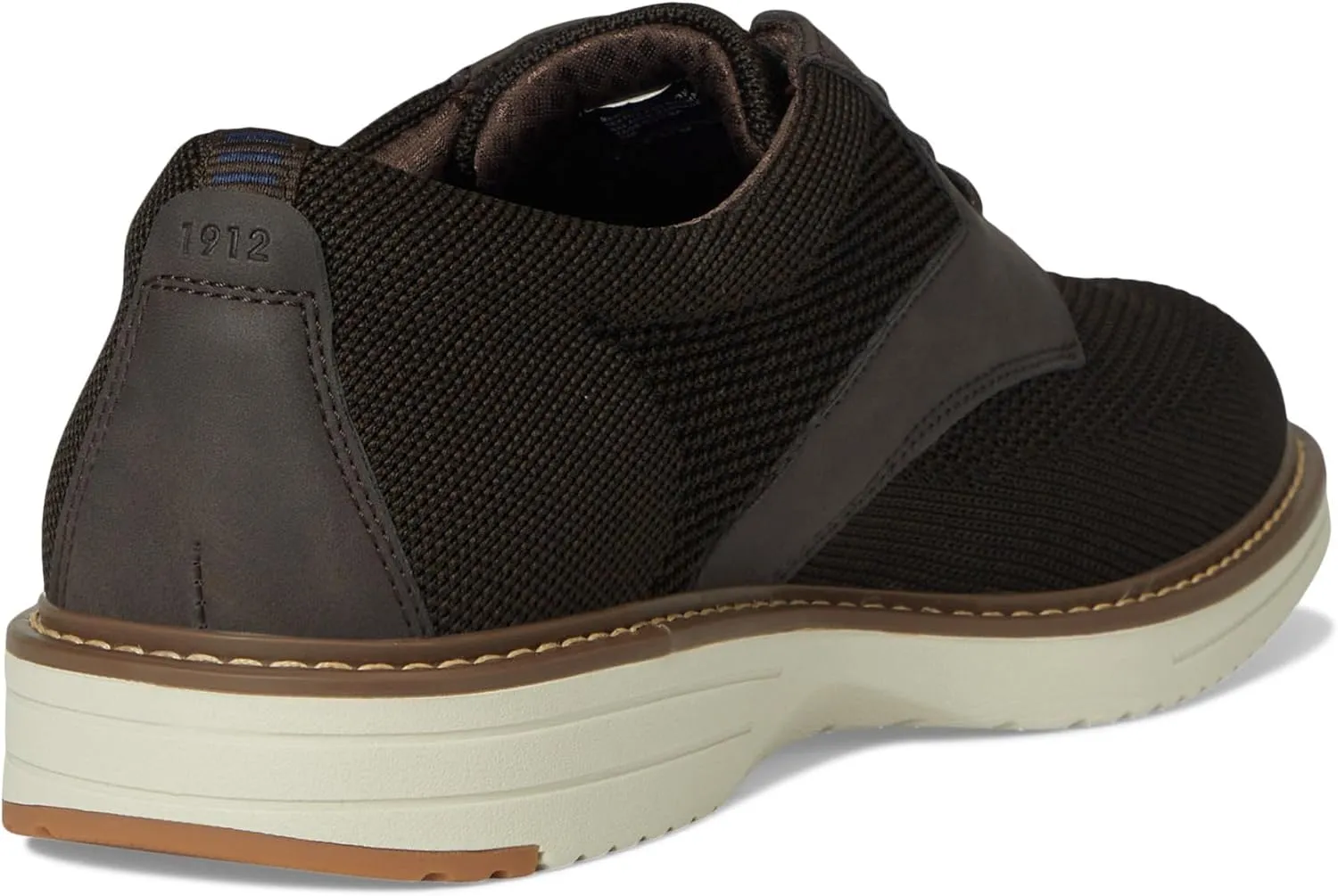 Nunn Bush Men's Griff Plain Toe Oxford Lightweight and Comfortable for All Occasions Knit Lace Up