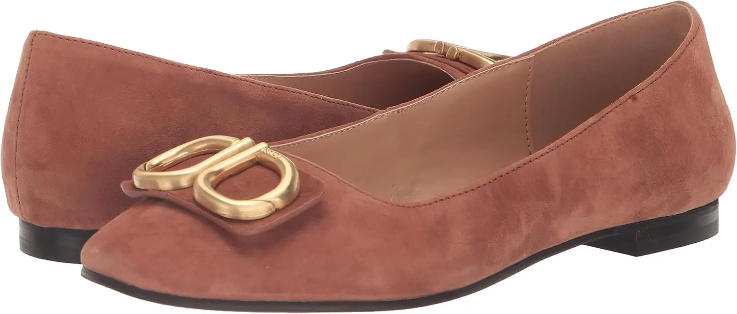 NYDJ Women's Faiza Suede Ballet Flat