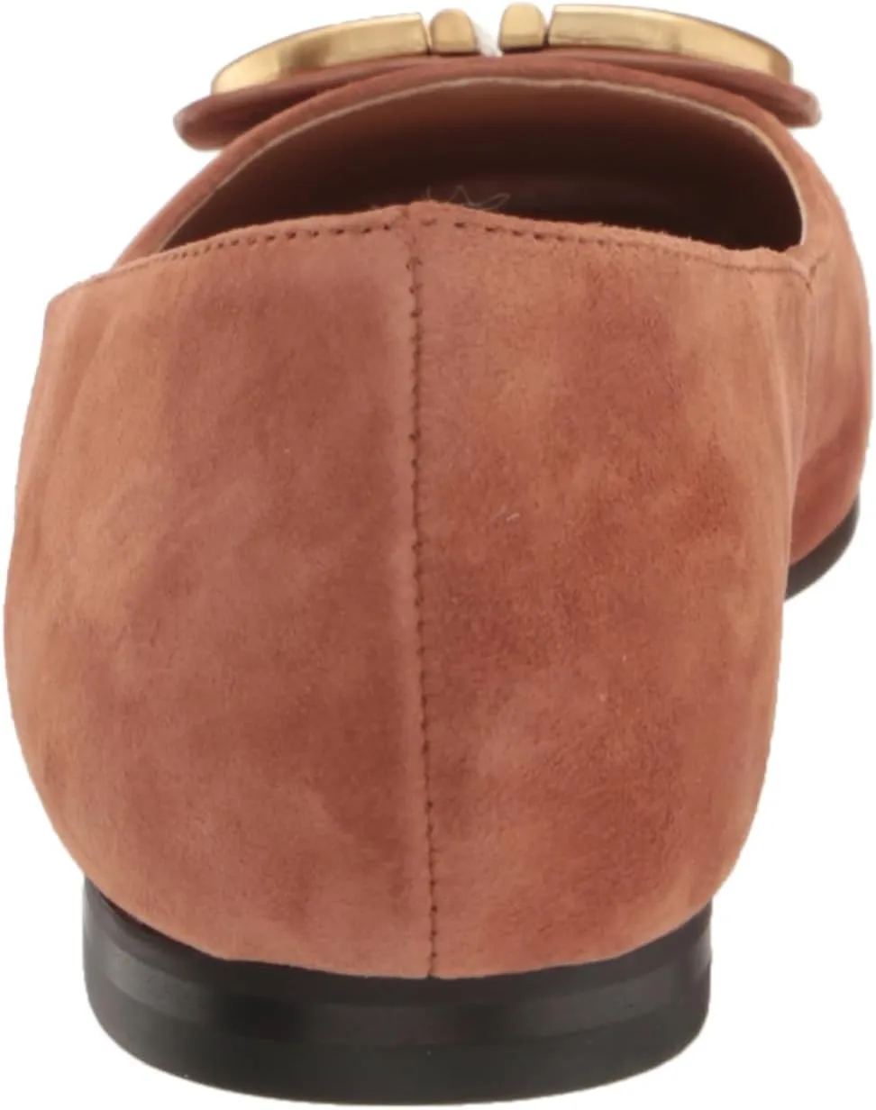 NYDJ Women's Faiza Suede Ballet Flat