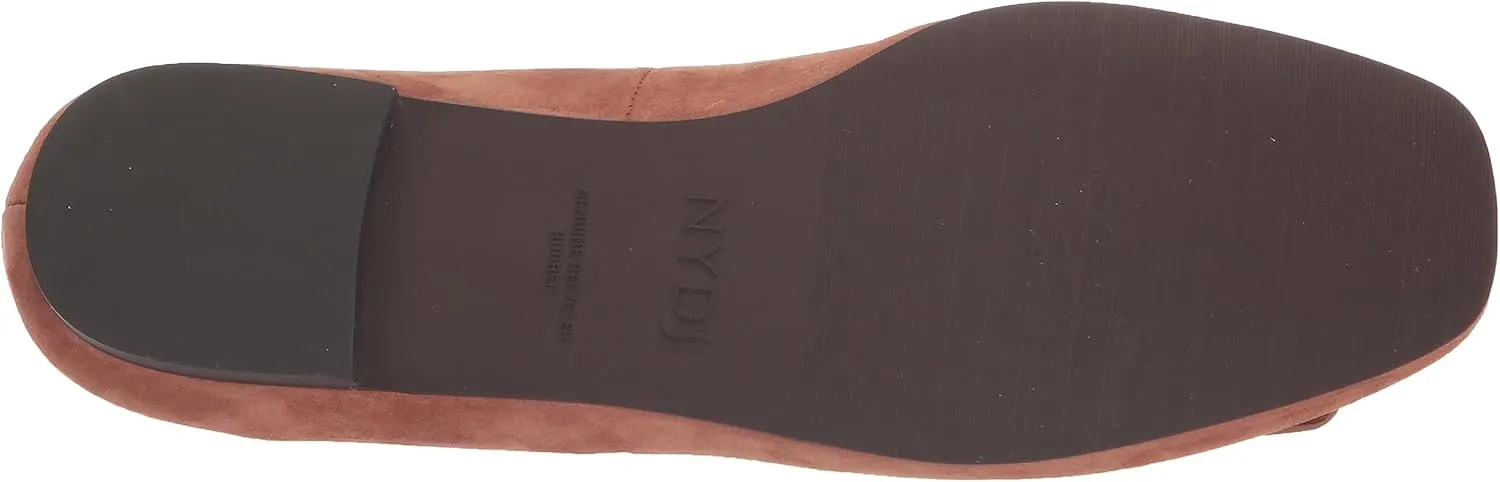 NYDJ Women's Faiza Suede Ballet Flat