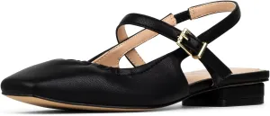 NYDJ Women's Skylie Mary Jane Flat