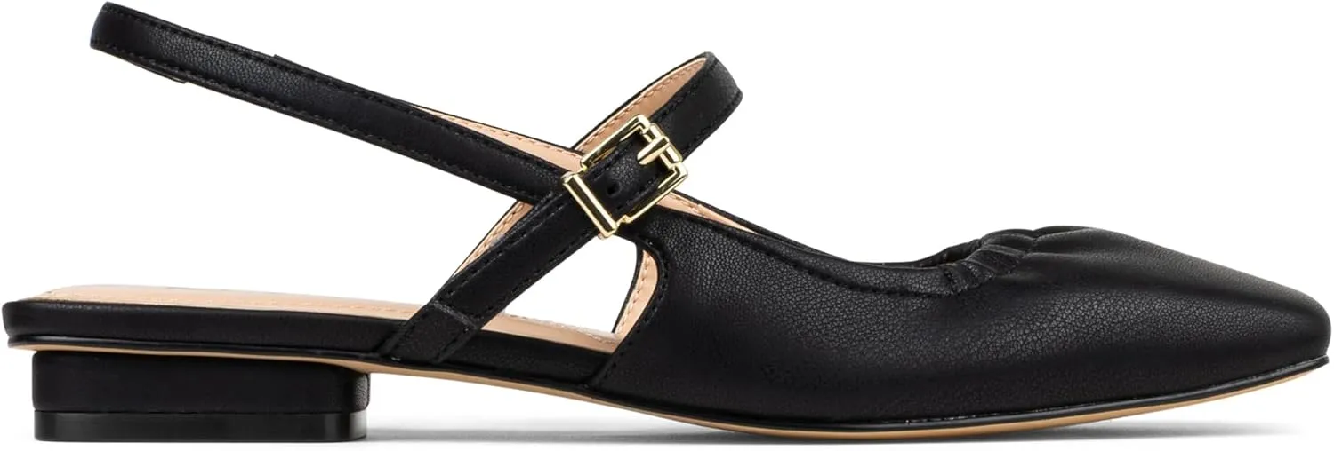 NYDJ Women's Skylie Mary Jane Flat