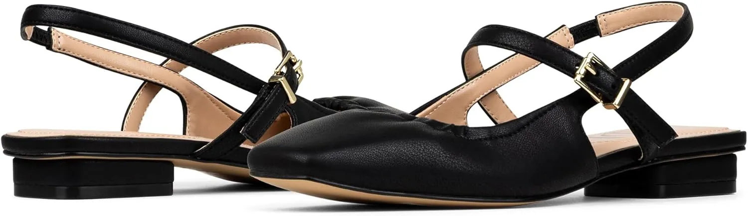 NYDJ Women's Skylie Mary Jane Flat