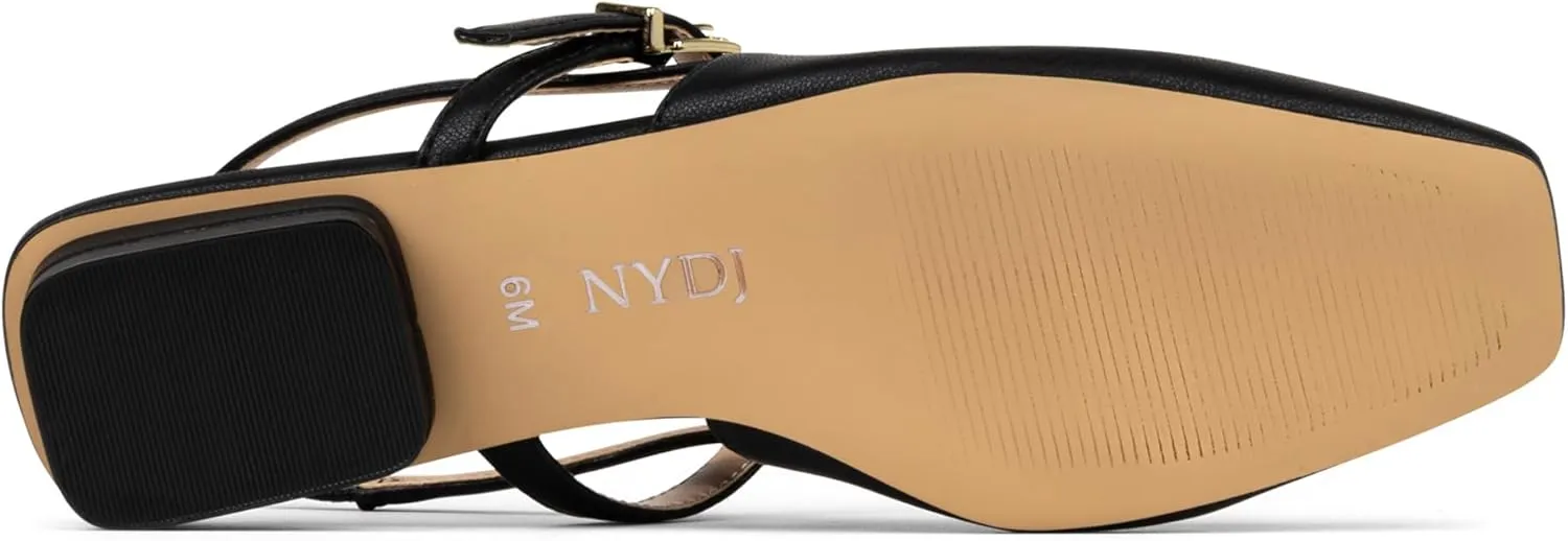 NYDJ Women's Skylie Mary Jane Flat