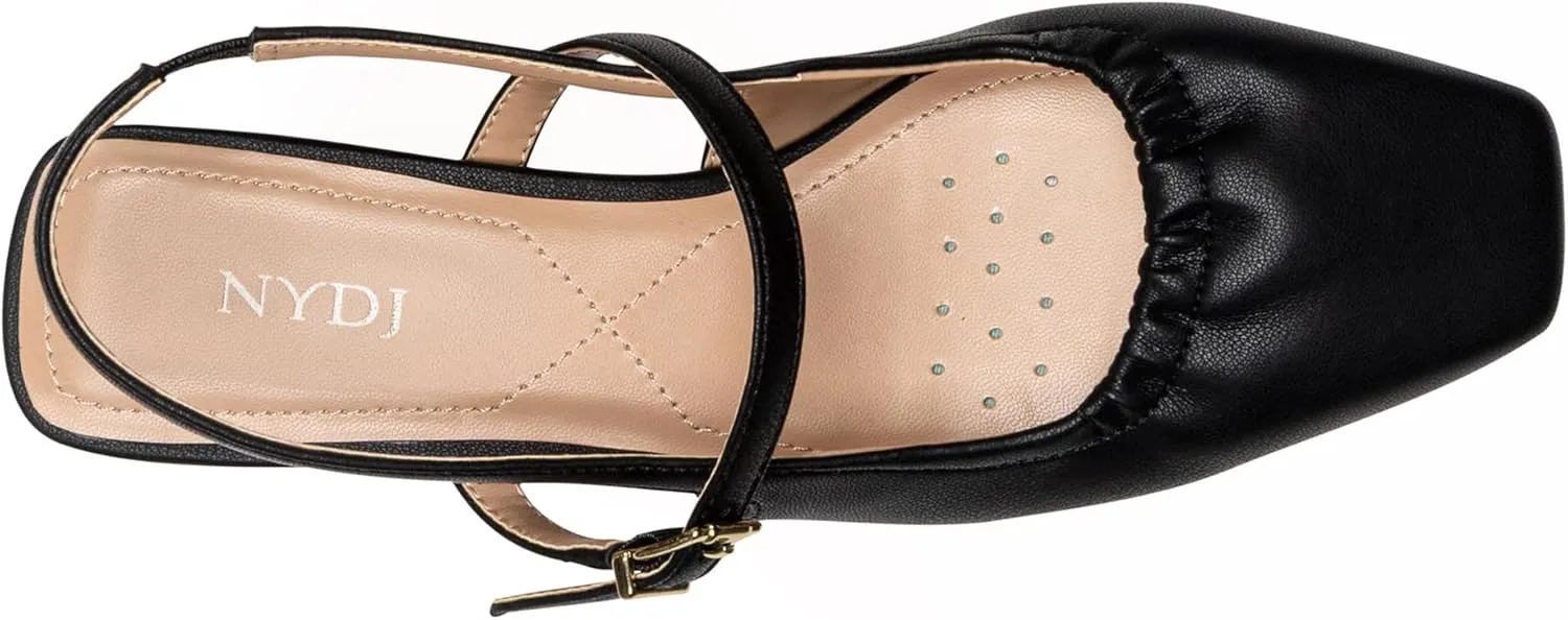 NYDJ Women's Skylie Mary Jane Flat