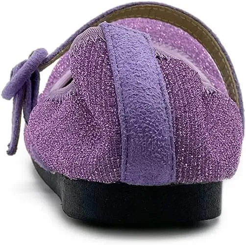 Ollio Women's Shoes Basic Mary Jane Elasticated Square Toe Ballet Flat F17340