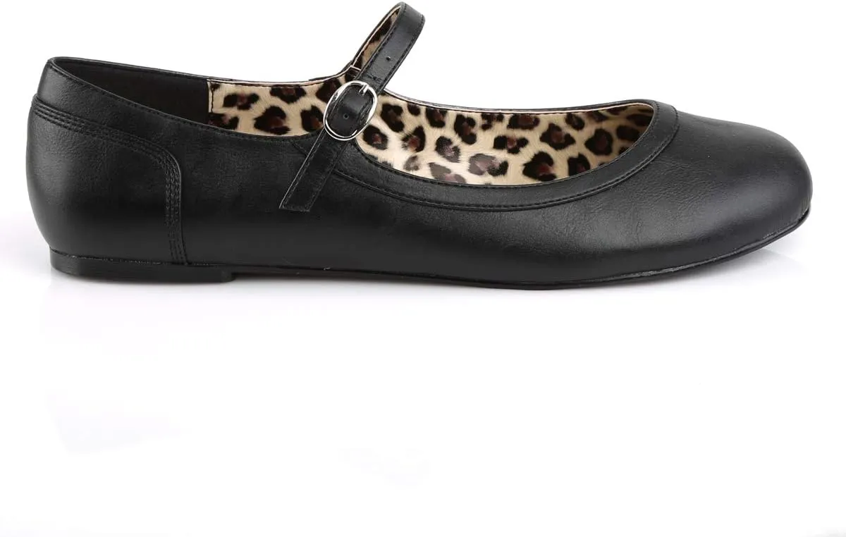 Pleaser Women's Anna02/b-Bpu Ballet Flat