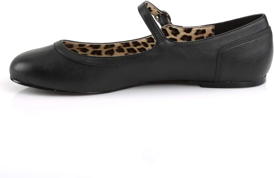 Pleaser Women's Anna02/b-Bpu Ballet Flat