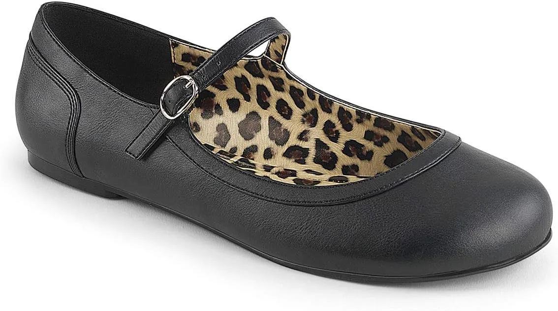 Pleaser Women's Anna02/b-Bpu Ballet Flat