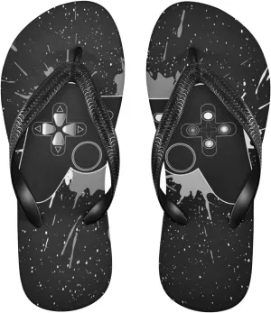 Poeticcity Flip Sandal Men Women Flip Flops for Hotel Spa Home Slippers Bedroom Travel S-XXL
