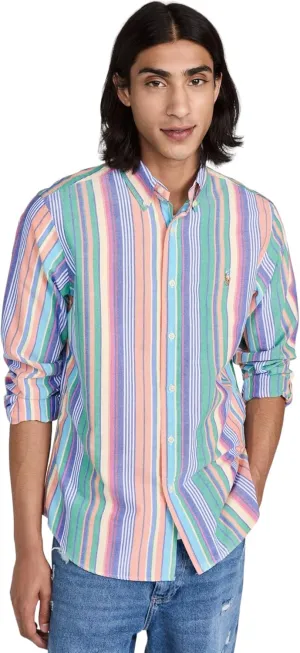 Polo Ralph Lauren Men's Classic Oxford Long Sleeve Sport Shirt