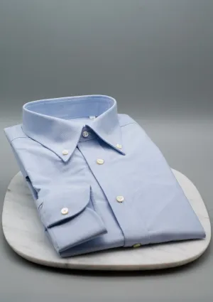 Pre-Order Classic Button Down Oxford American Sea Island Cotton - Blue