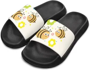 Quick-Dry EVA Kids Sandals Non-Slip Lightweight Slides for Bathroom Pool & Outdoor Play for Little/Big Kids Size 11-3