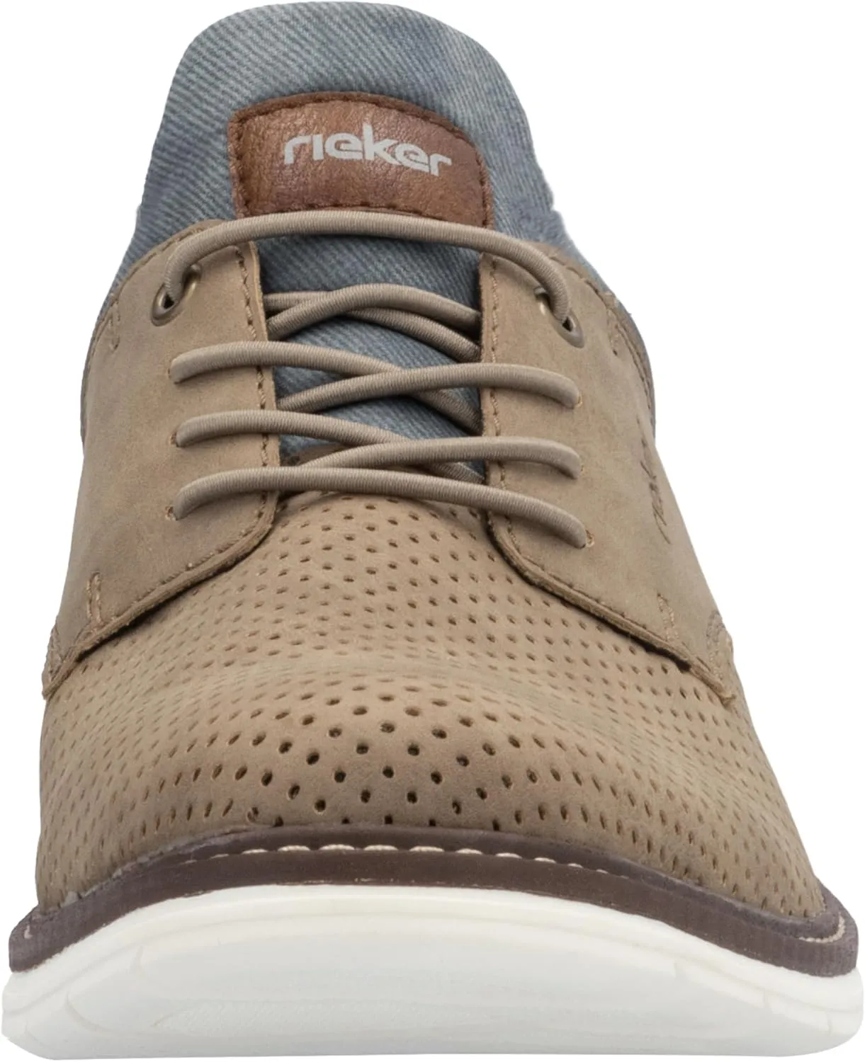 Rieker Men's Derby Lace-up Oxford Flat
