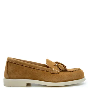 Rondinella Cognac Suede Tassel Loafer