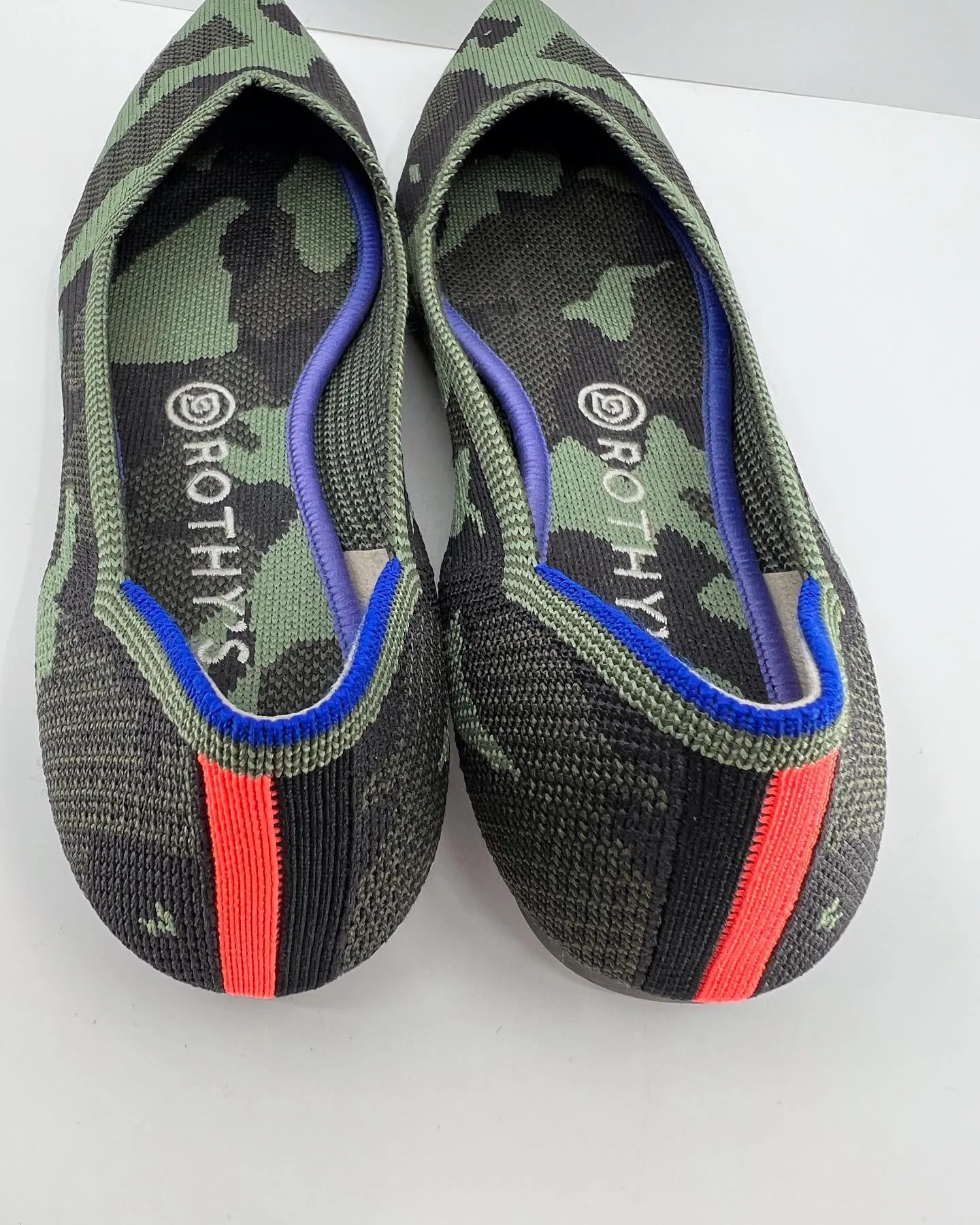 ROTHY'S CAMO BALLET FLAT SHOES
