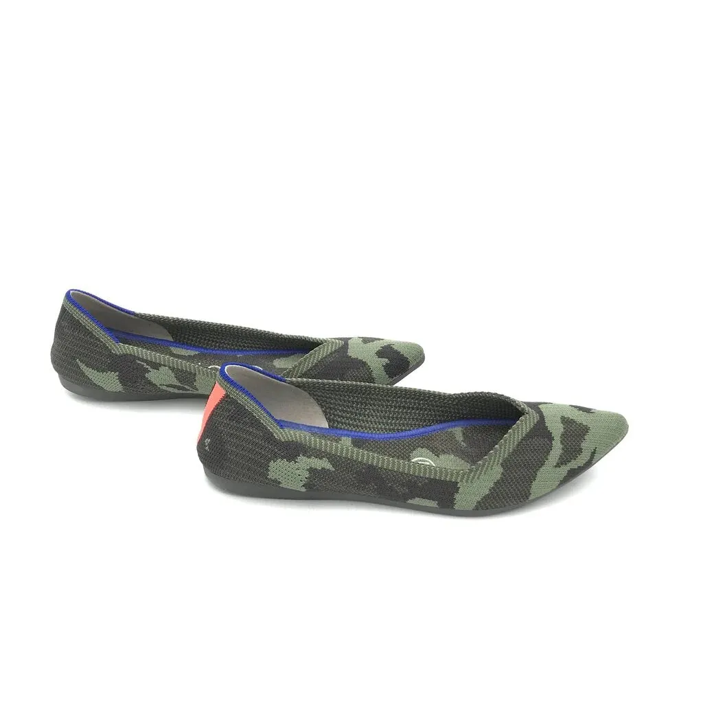 ROTHY'S CAMO BALLET FLAT SHOES
