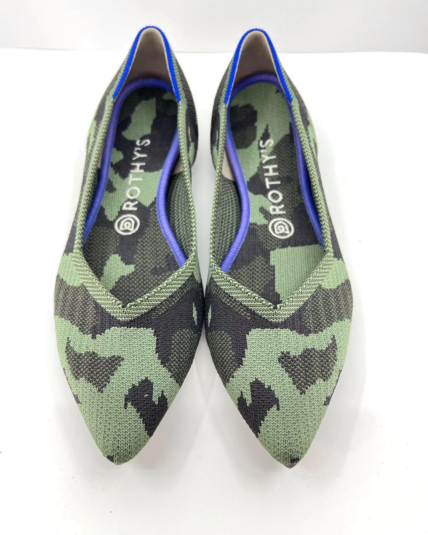 ROTHY'S CAMO BALLET FLAT SHOES