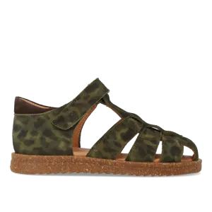 Sandal with adjustable velcro closure