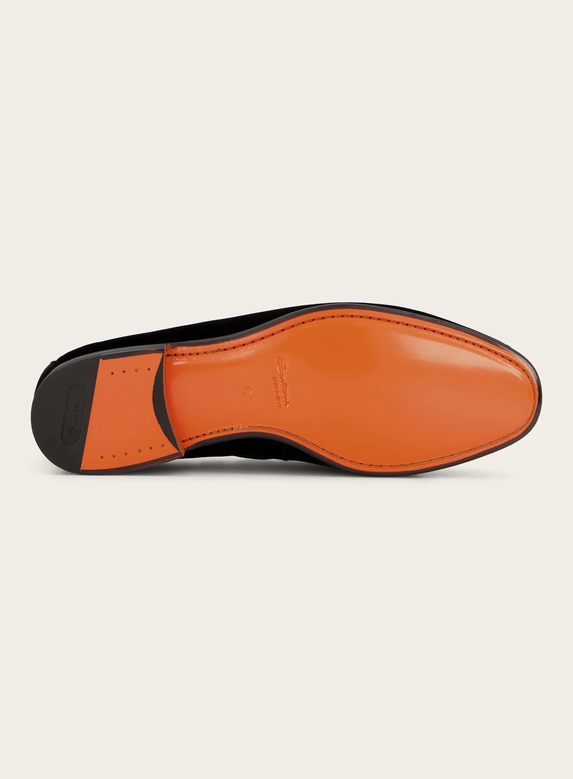 Tassel loafers van suède