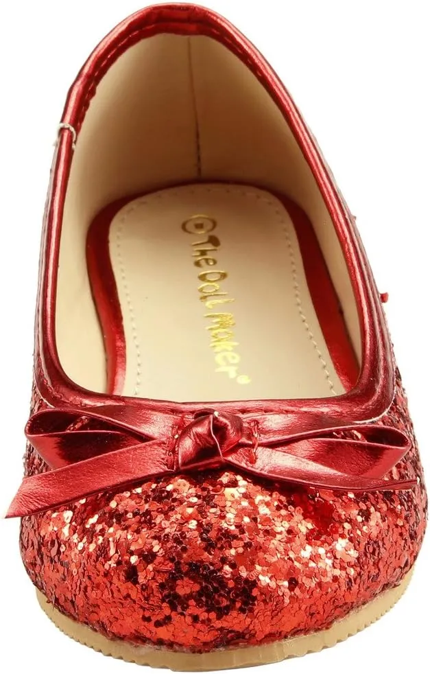 The Doll Maker Glitter Ballet Flat