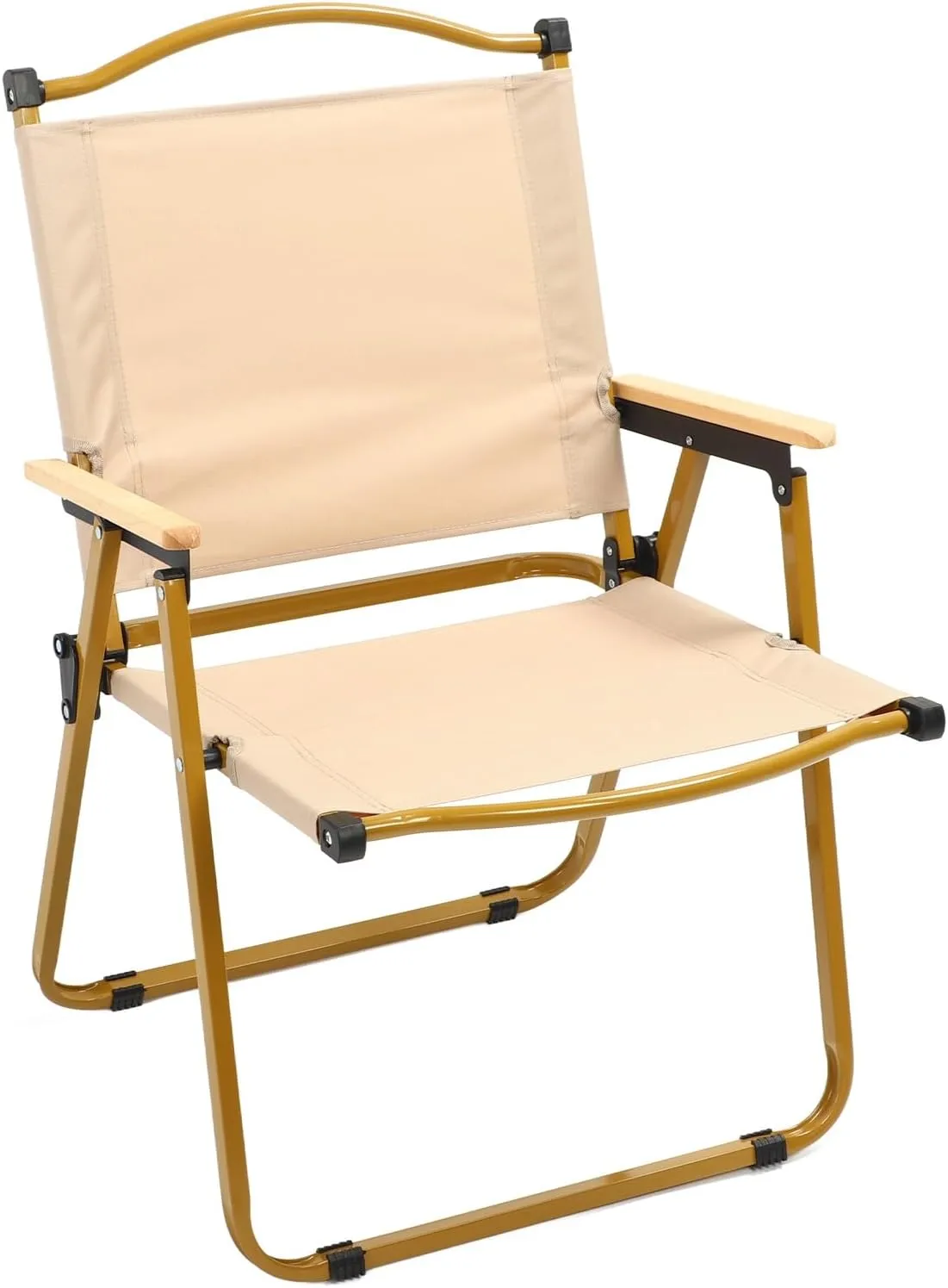 TOPINCN Folding Camping Chair, Heavy Duty Lawn Chair with Stable Support and Strong Load Bearing, Portable Outdoor Camp Chair, Comfortable Oxford Fabric, for Camping Hiking Beach