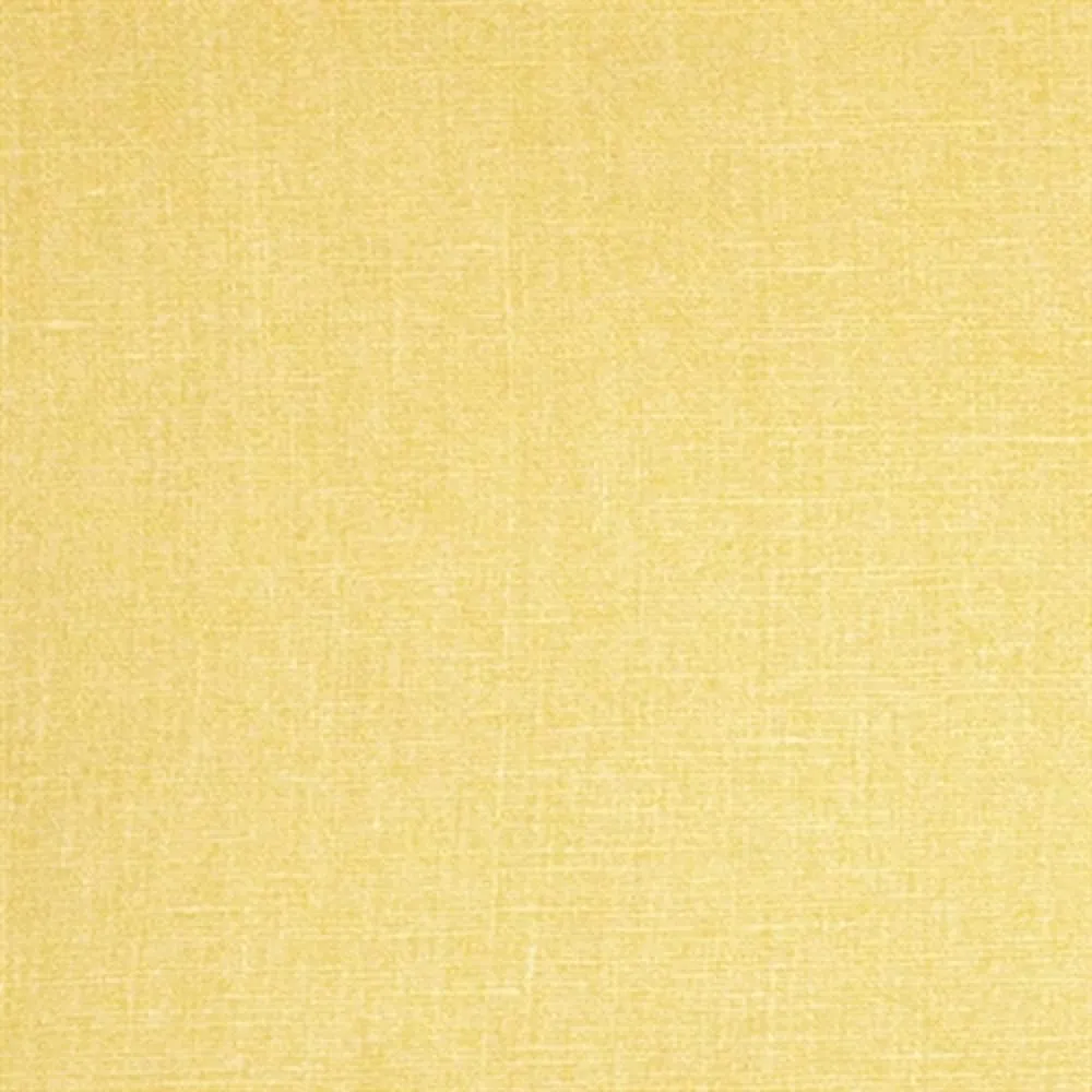 Tuscany Linen Banana Yellow Throw Pillow 17x17 Square, Complete with Pillow Insert