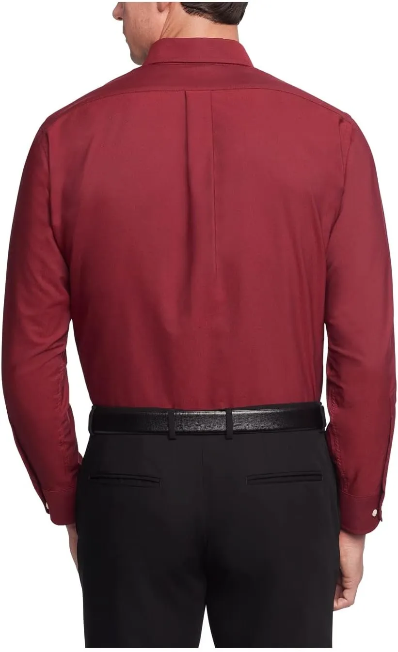 Van Heusen Men's Dress Shirt Regular Fit Oxford Solid