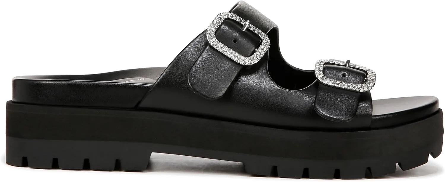 Vionic Women's Capitola Platform Sandal- Supportive Strappy Flatform Sandal That Includes an Orthotic Insole and Cushioned Outsole for Arch Support, Medium Fit