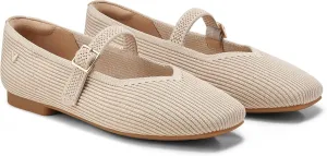 VIVAIA Margot Mary Jane Women Flat Shoes Comfortable for Work with Arch Support Slip on Square-Toe Washable Shoes