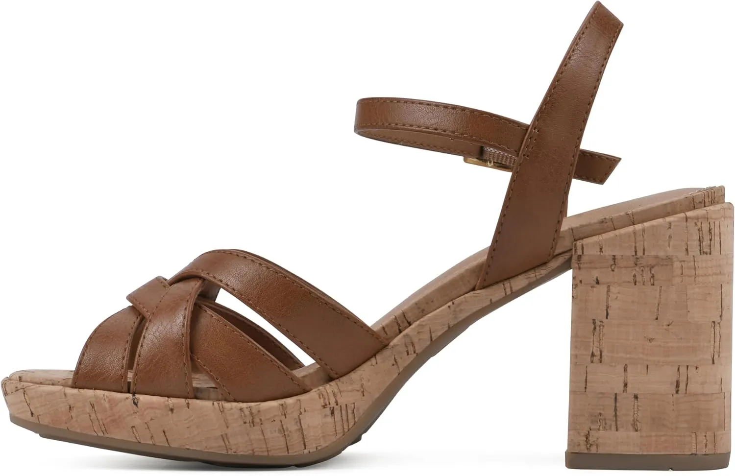 WHITE MOUNTAIN Women's Dubonnet Platform Sandal