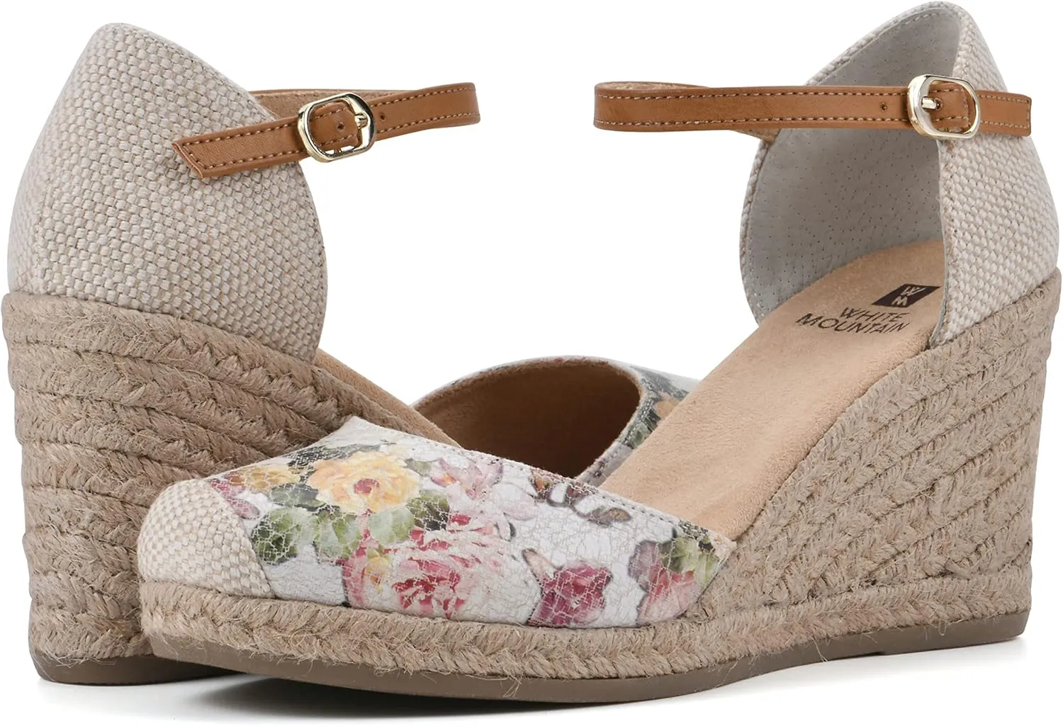 WHITE MOUNTAIN Women's Mamba Espadrille Wedge Sandal