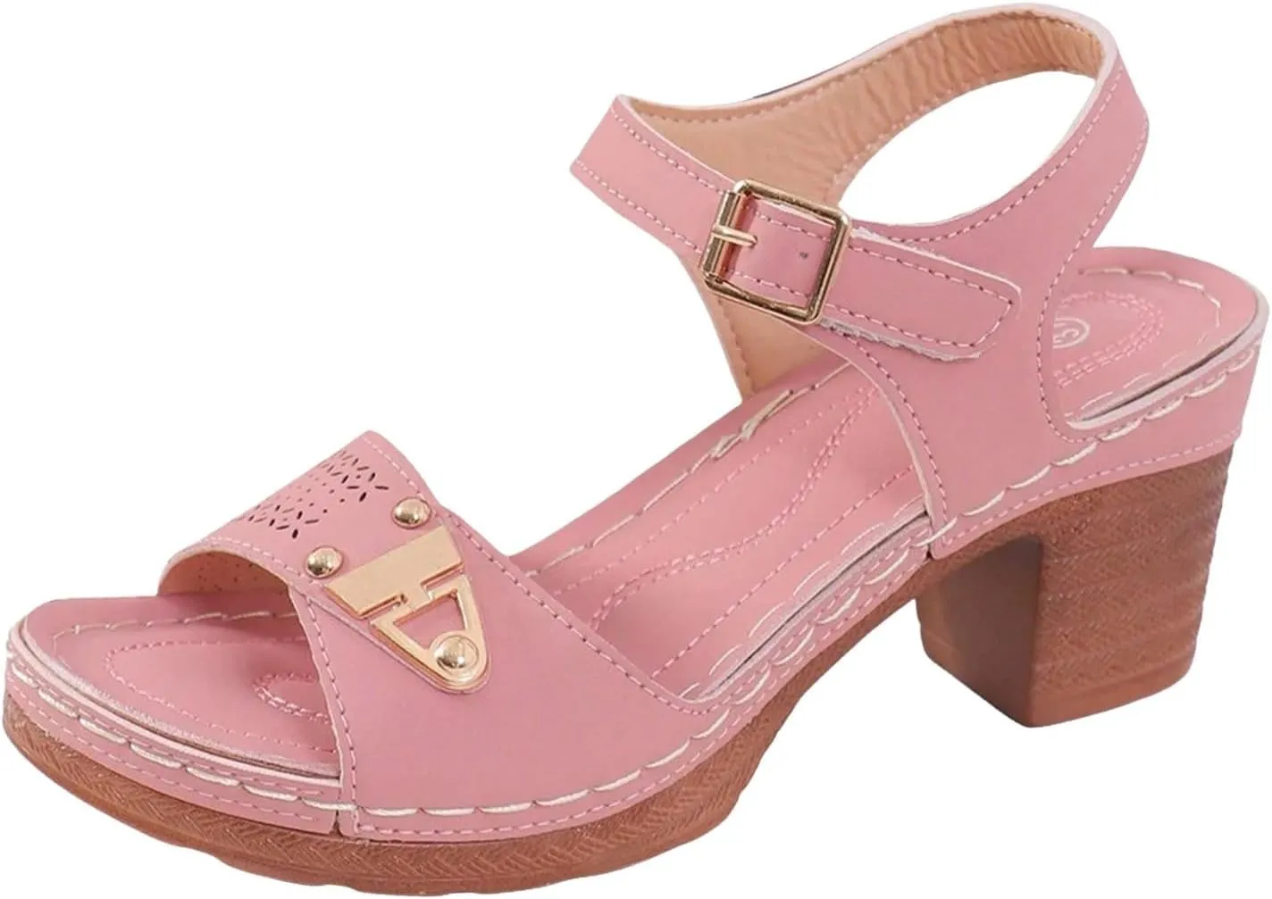 Women Dressy Summer Wedge Sandals, Womens Espadrille Sandals Open Toe Ankle Strap Platform Wedge High Heels Outdoor Casual Summer Dress Shoes