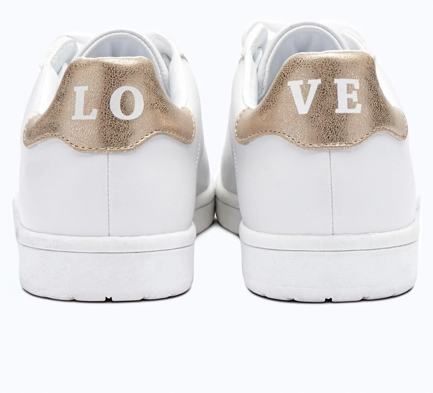 Women's Wide Width Love Sneakers