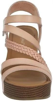 XAPPEAL Maggy - Women's Strappy Leather Open Toe Summer Wedge Sandals